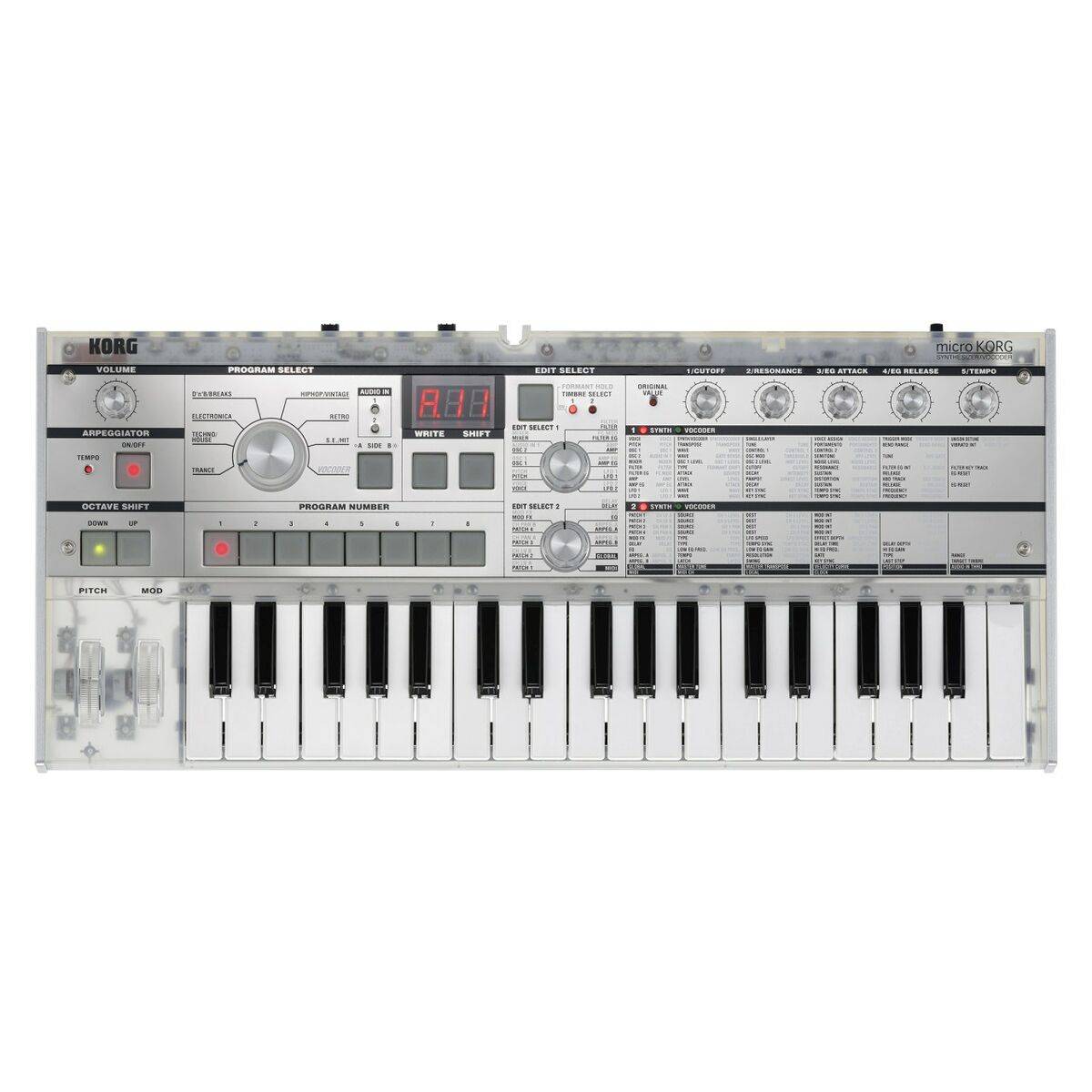 Piano Electrónico KORG MICROKORG CR