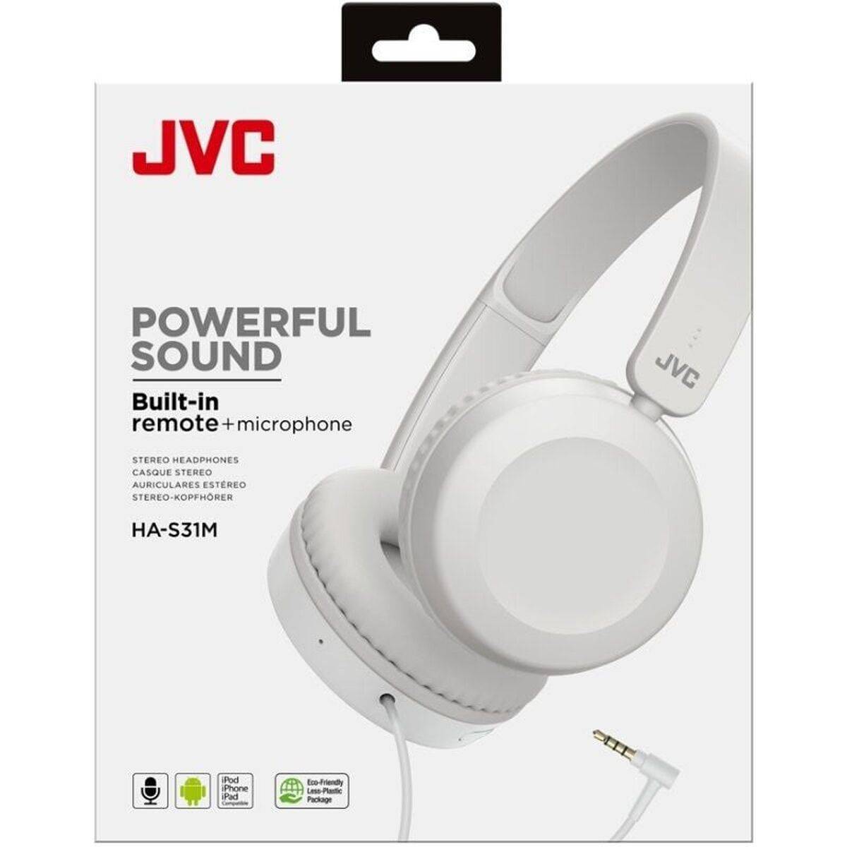 Auriculares con Micrófono JVC HA-S31M-W Blanco
