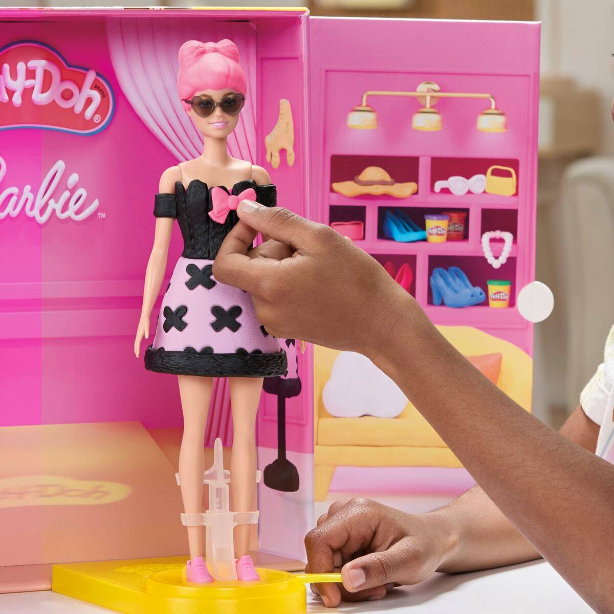 Juego de Plastilina Play-Doh Barbie Designer Fashion Show Multicolor