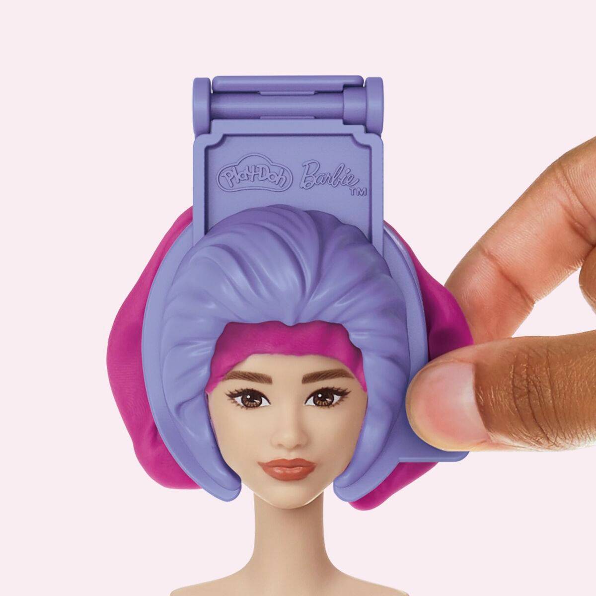 Juego de Plastilina Play-Doh Barbie Hearts & Hair Multicolor