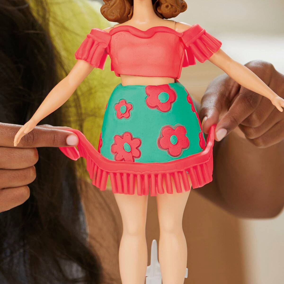 Juego de Plastilina Play-Doh Florals & Fringe Multicolor