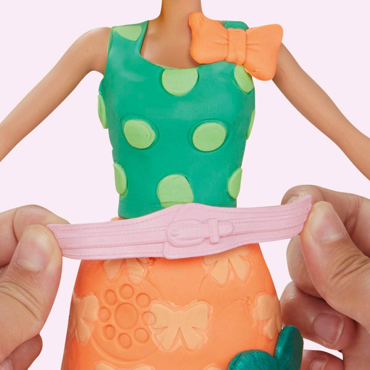 Juego de Plastilina Play-Doh BArbie Pearls & Bows Multicolor