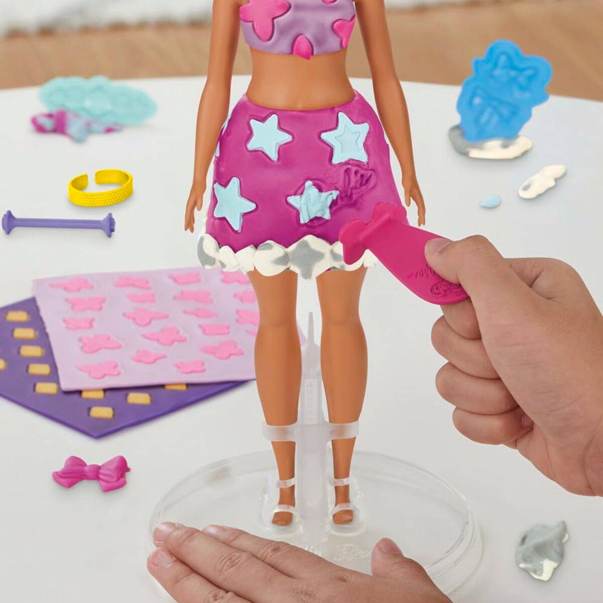 Juego de Plastilina Play-Doh Barbie Sparkles & Gems Multicolor