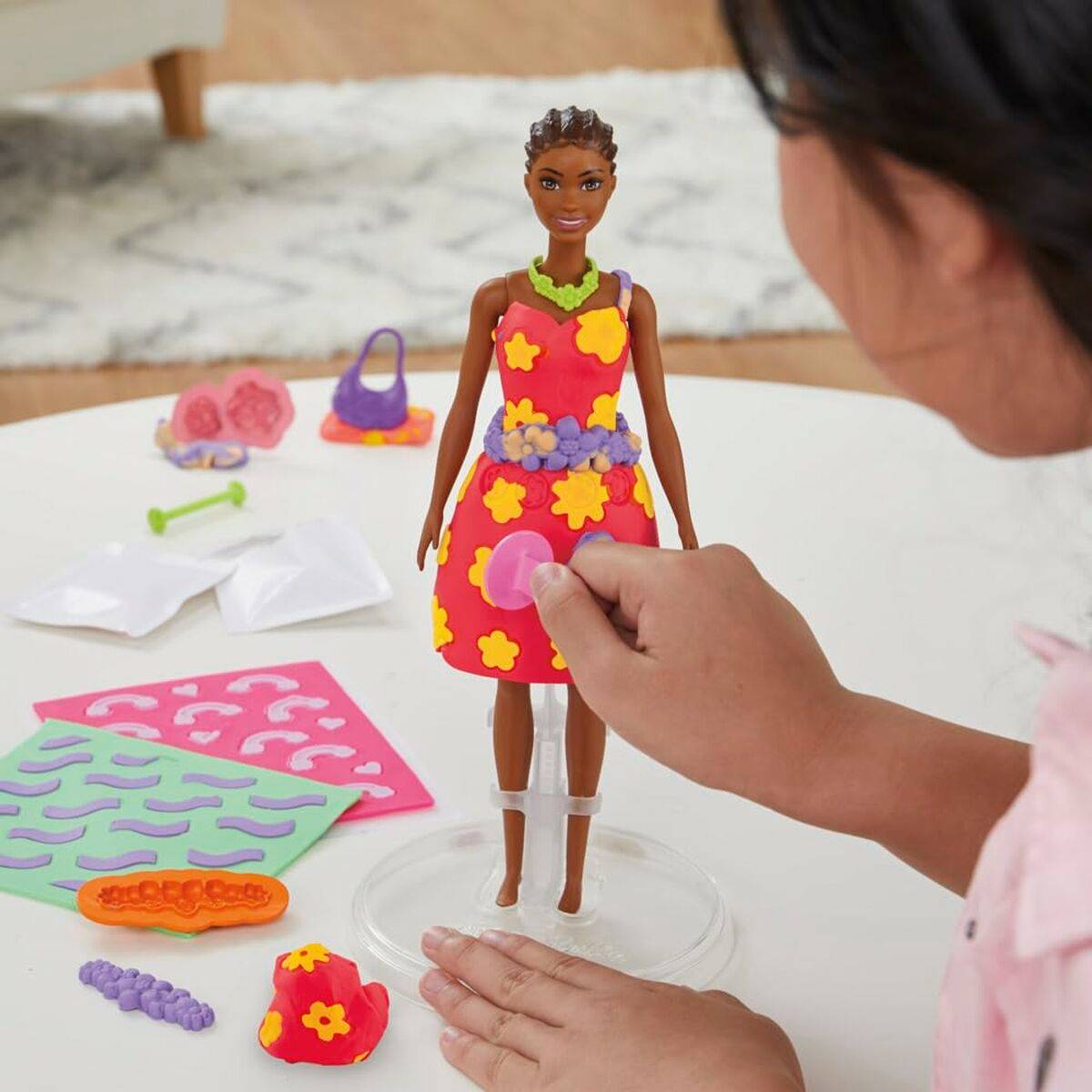 Juego de Plastilina Play-Doh Barbie FLowers & Florals Multicolor
