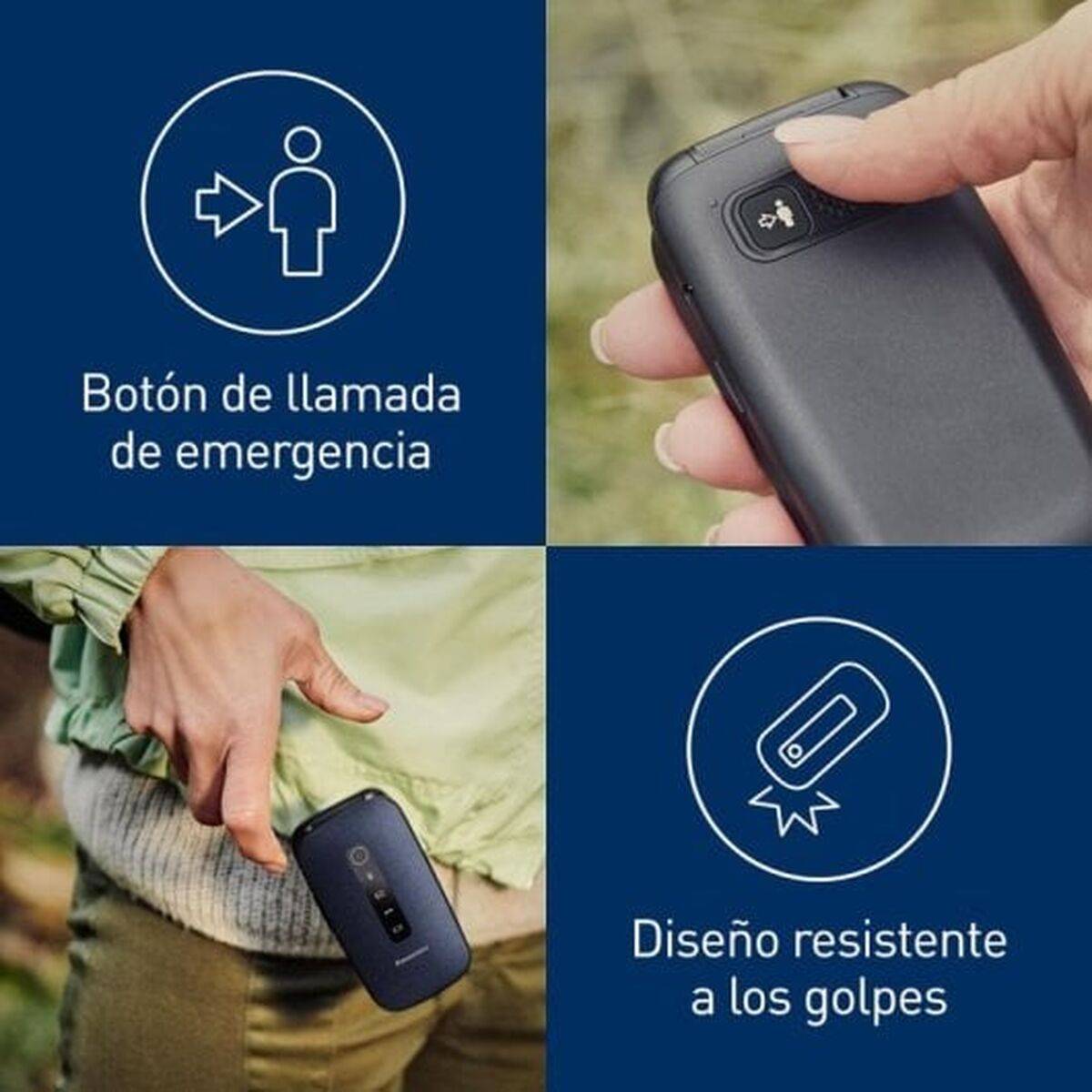 Teléfono Móvil Panasonic KX-TU550EXC Azul 128 GB 128 MB 64 MB RAM 2,8"