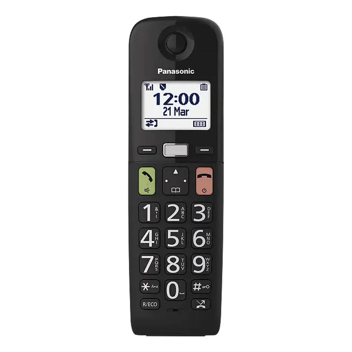 Teléfono Inalámbrico Panasonic KX-TGU112EXB Blanco Negro