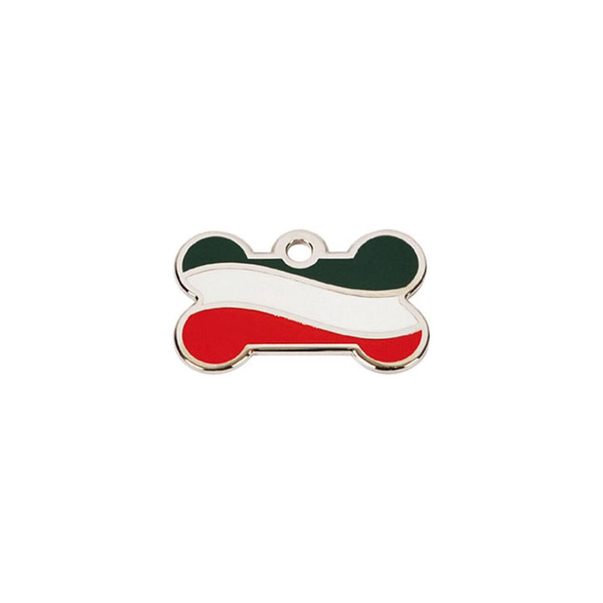 Placa identificativa para collar Imarc Citizen Italia Multicolor Hueso Aluminio