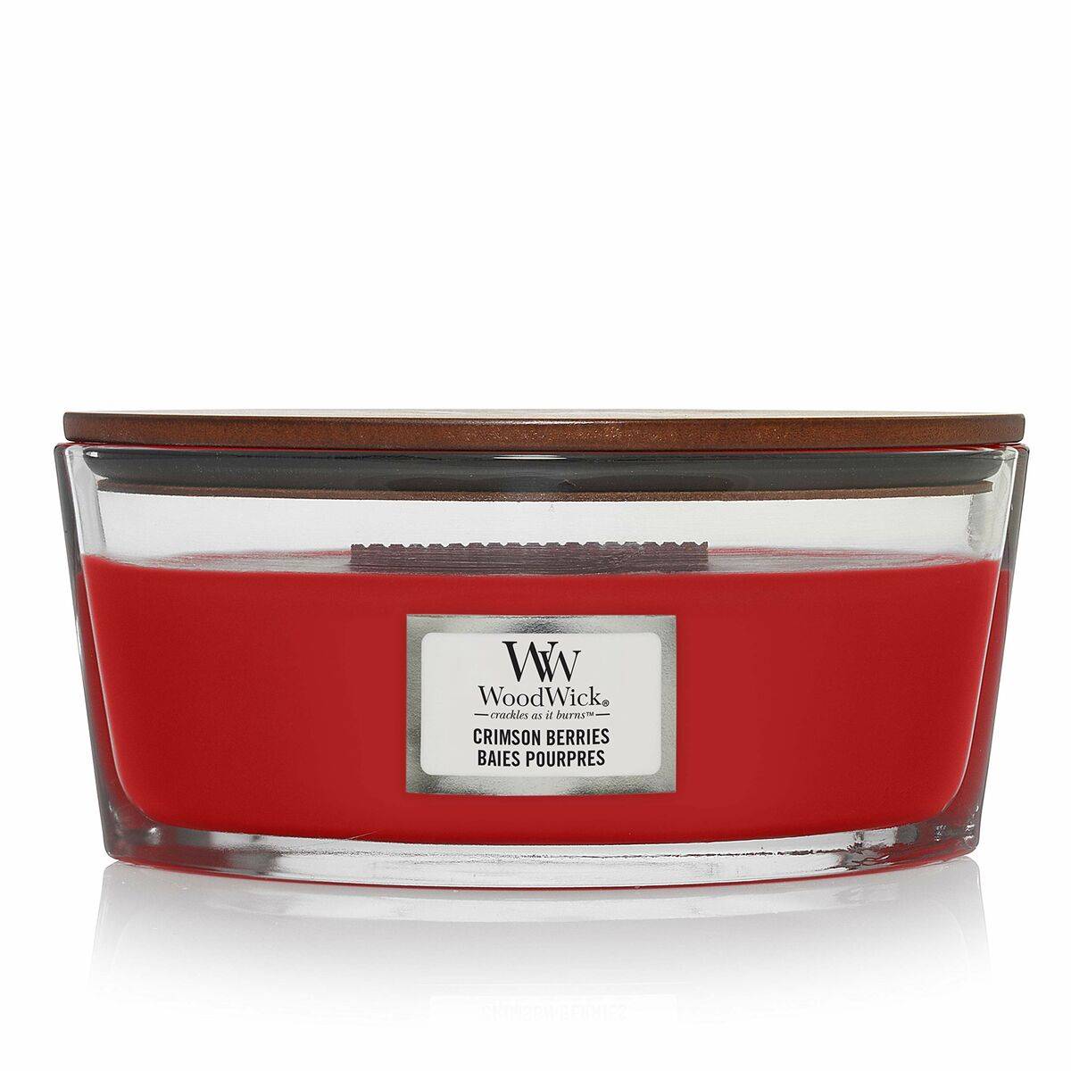Vela Perfumada Woodwick Crimson Berries 453 g