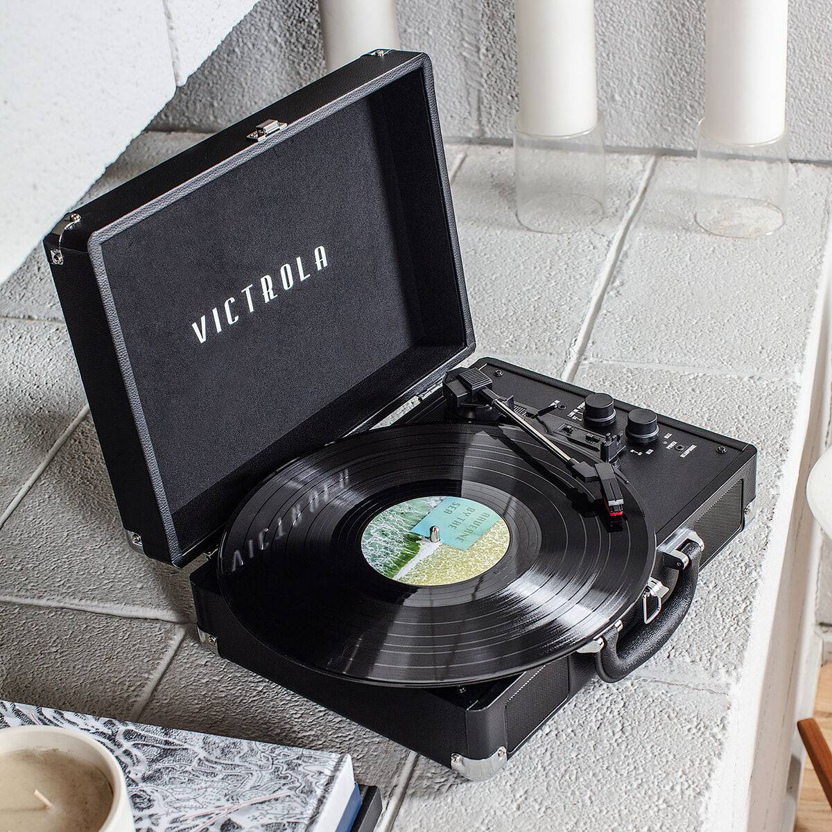 Victrola Tocadicos maleta Journey + Negro