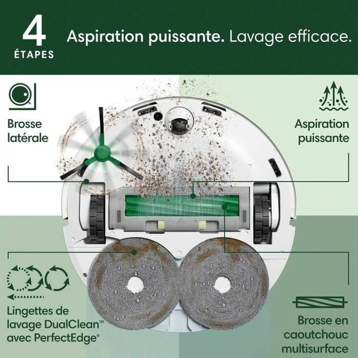 Robot Aspirador iRobot Roomba Plus 505 Combo