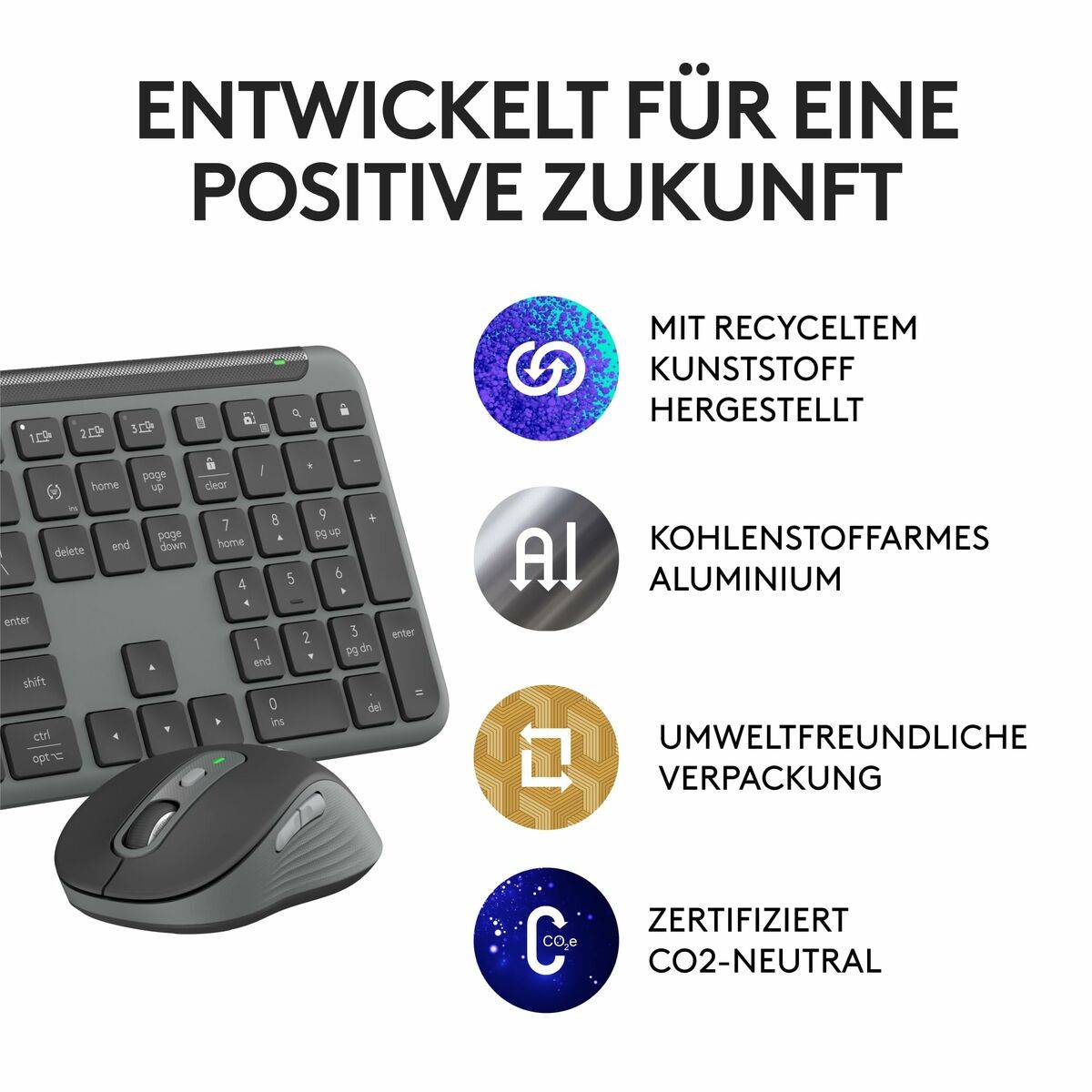 Teclado y Ratón Logitech 920-012504 Grafito Alemán QWERTZ