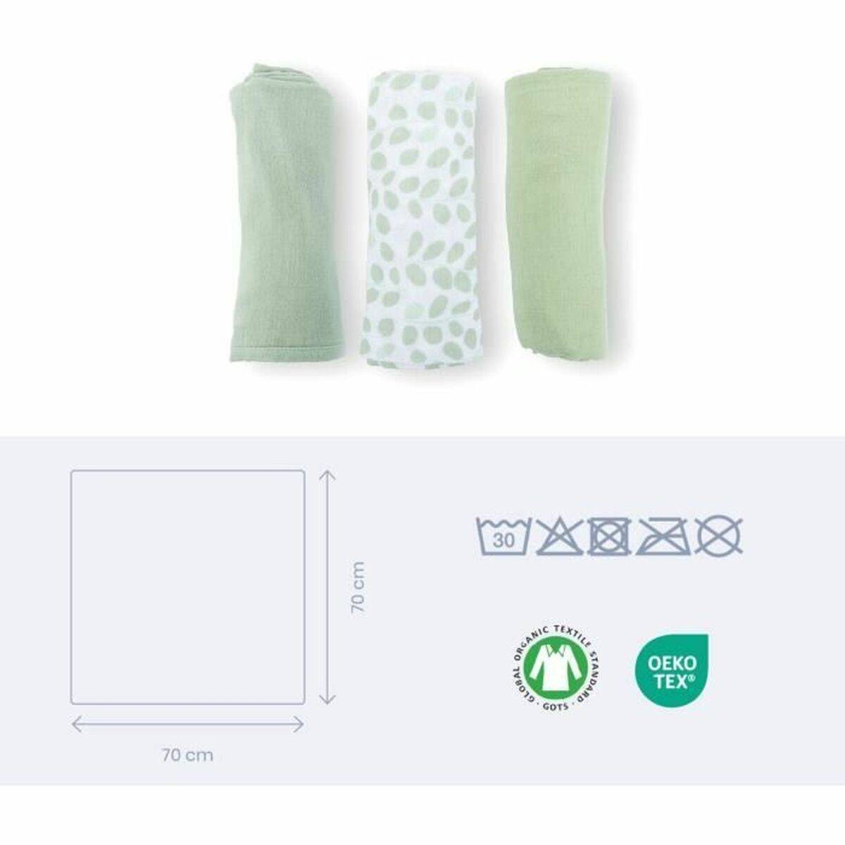 Muselina Doomoo Vert Resistente 3 Piezas (3 Unidades)
