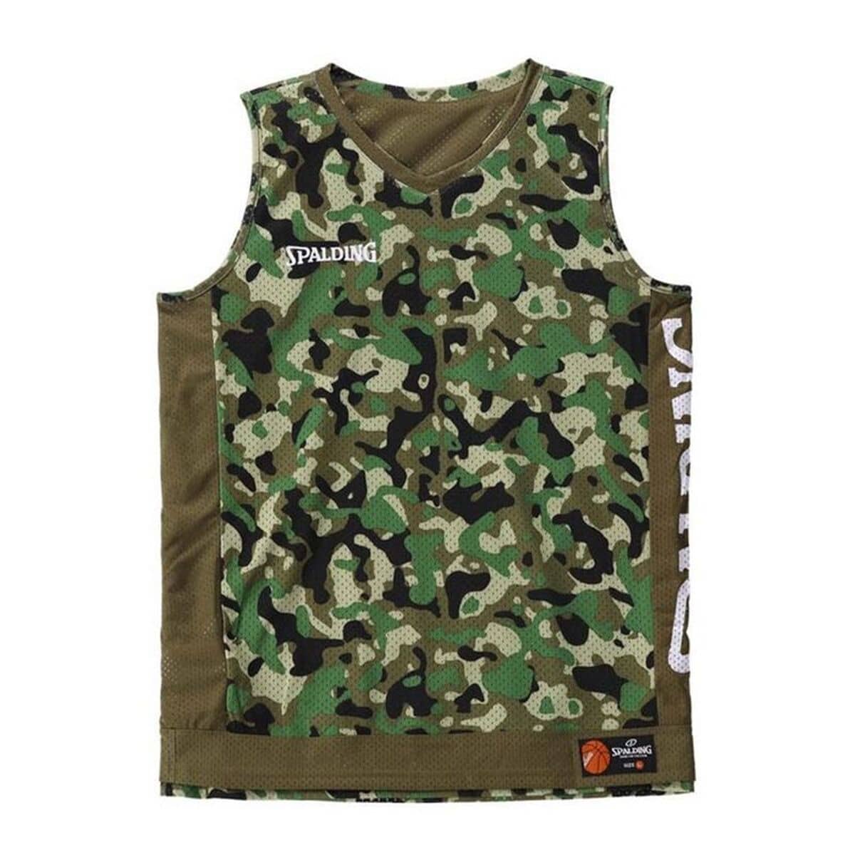 Camiseta de baloncesto Spalding Spalding Reversible Verde