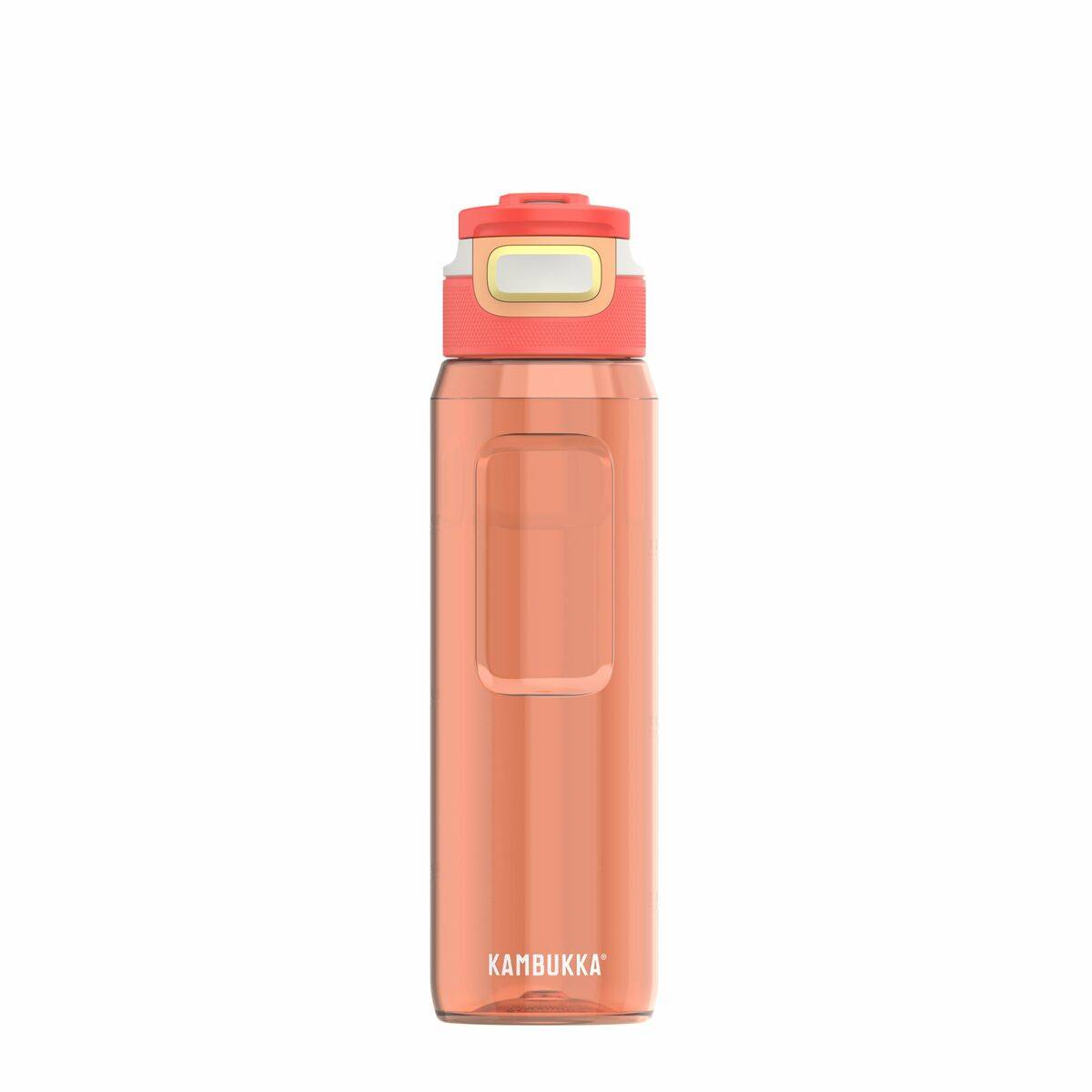 Botella de Agua Kambukka Elton Naranja Transparente 750 ml 1 L Plástico