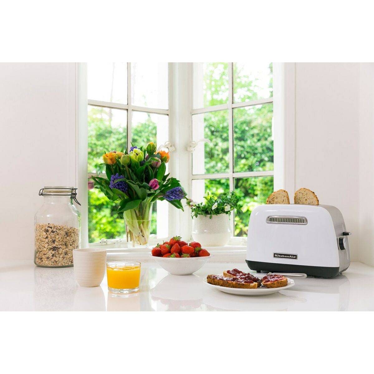 Tostadora KitchenAid 5KMT2115EWH Blanco 1100 W