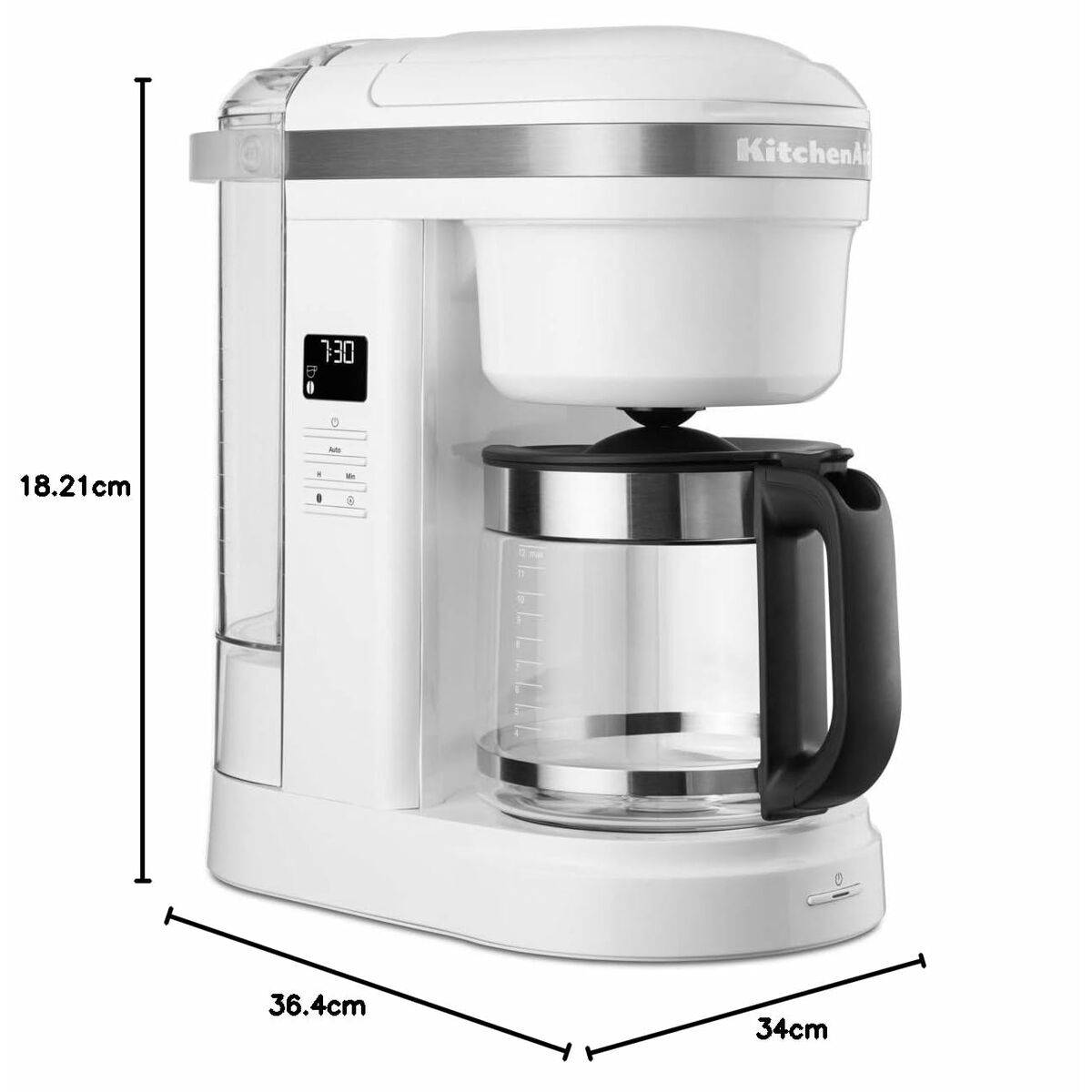Cafetera de Goteo KitchenAid 5KCM1208EWH Blanco 1100 W 6 Tazas 1,7 L