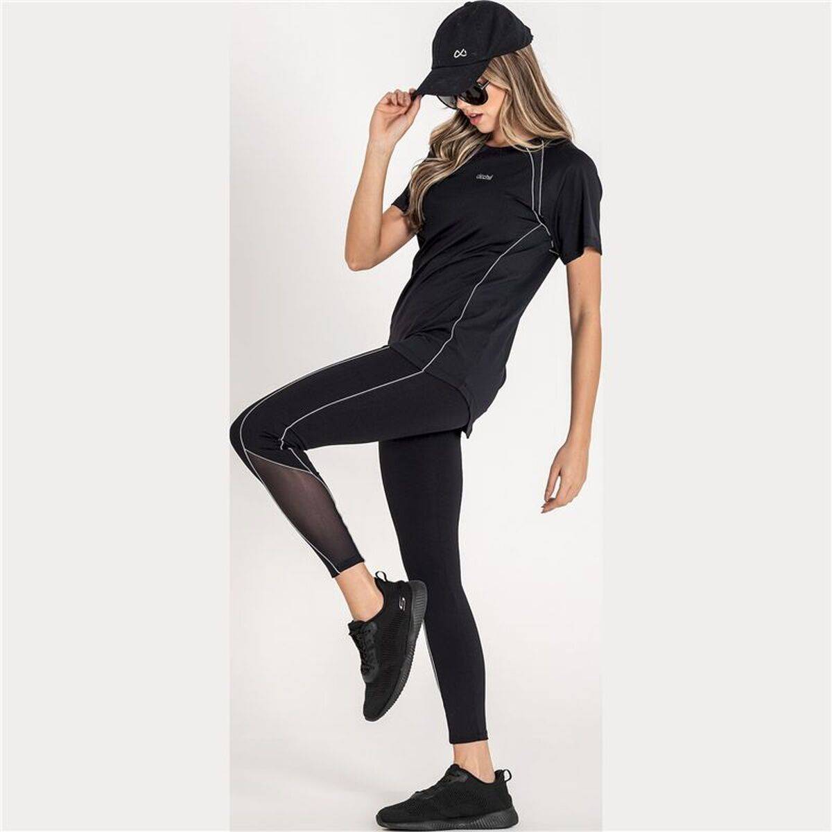 Mallas Deportivas de Mujer Ditchil Avis Negro