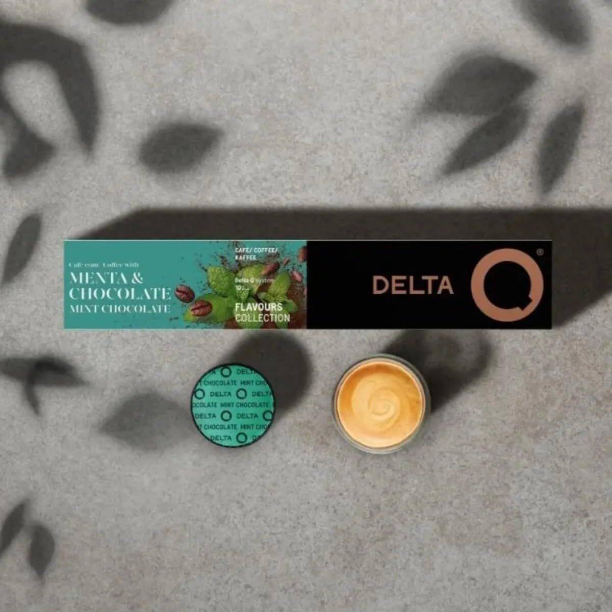 Cápsulas de Café Delta Q Delta Menta y Chocolate 10 Piezas (10 Unidades)