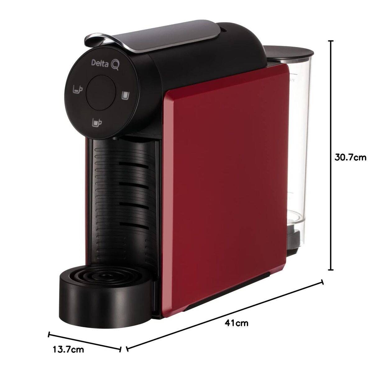 Cafetera de Cápsulas Delta Q Mini Qool Rojo