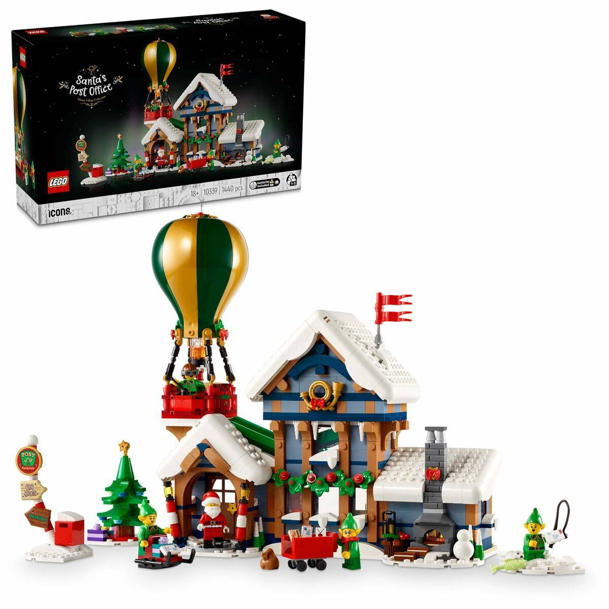 Juego de Construcción Lego ICONS 10339 Santa's Post Office 1440 Piezas