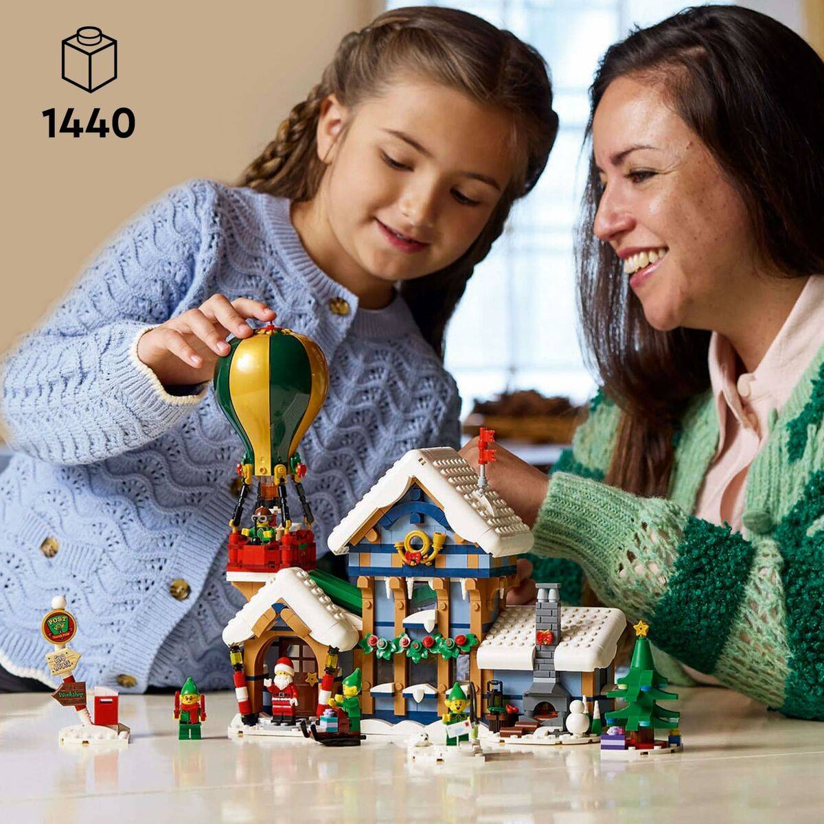 Juego de Construcción Lego ICONS 10339 Santa's Post Office 1440 Piezas