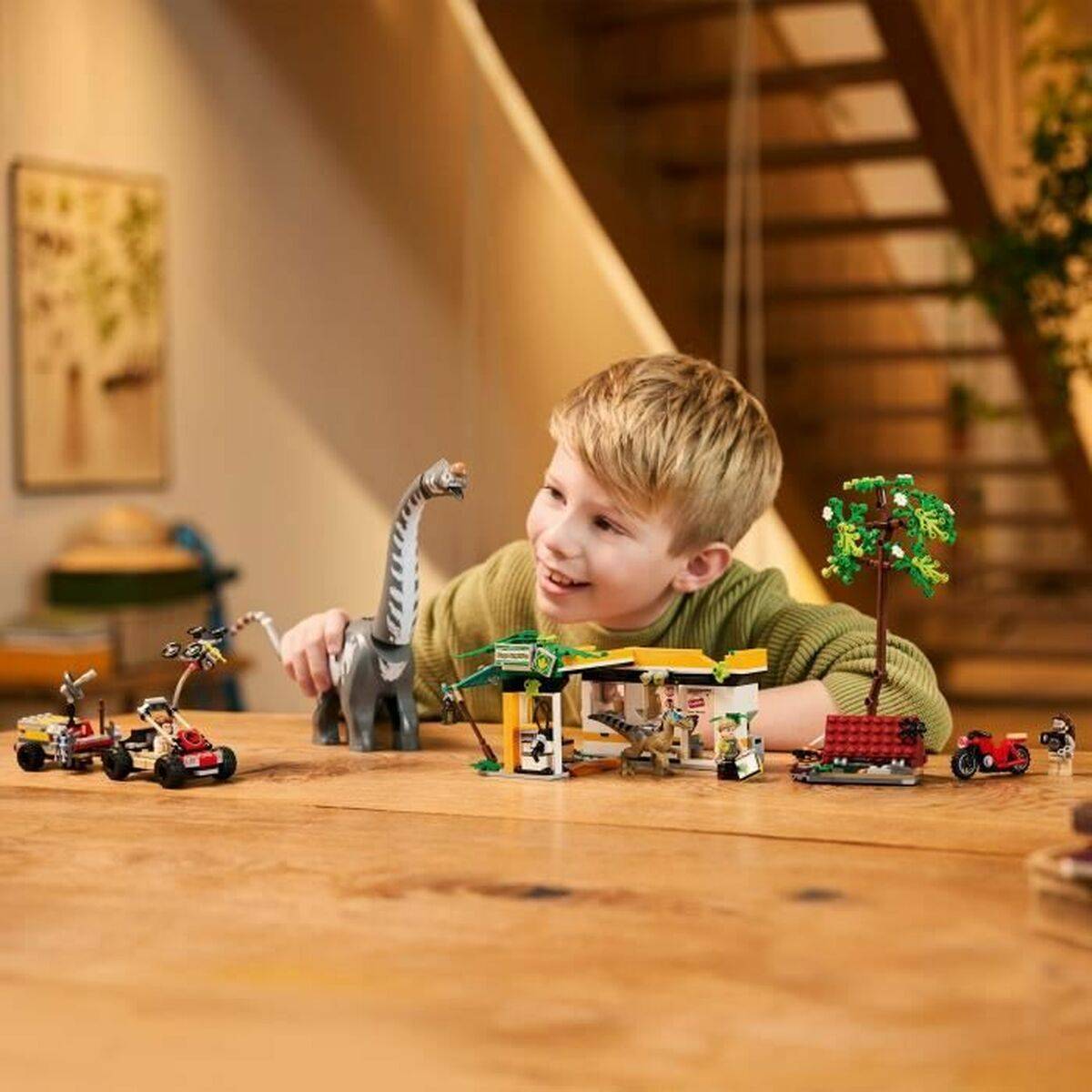 Juego de Construcción Lego JURASSIC WORLD 76973 Raptor & Titanosaurus Tracking Mission