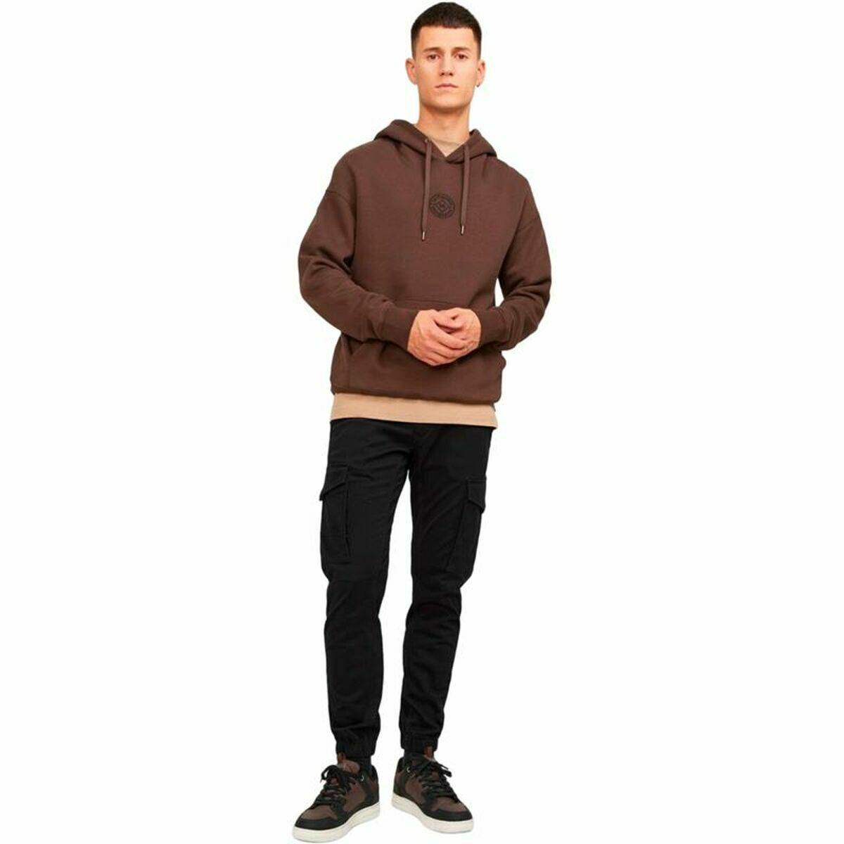 Pantalón Jack & Jones JPSTPAUL JJFLAKE CARGO NOOS 12139912 Negro