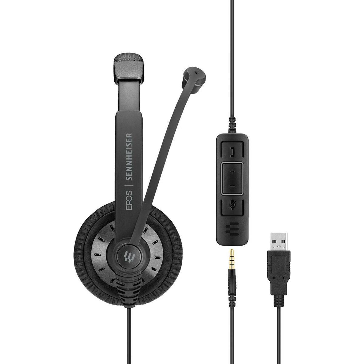 Auriculares con Micrófono Epos Negro Bluetooth