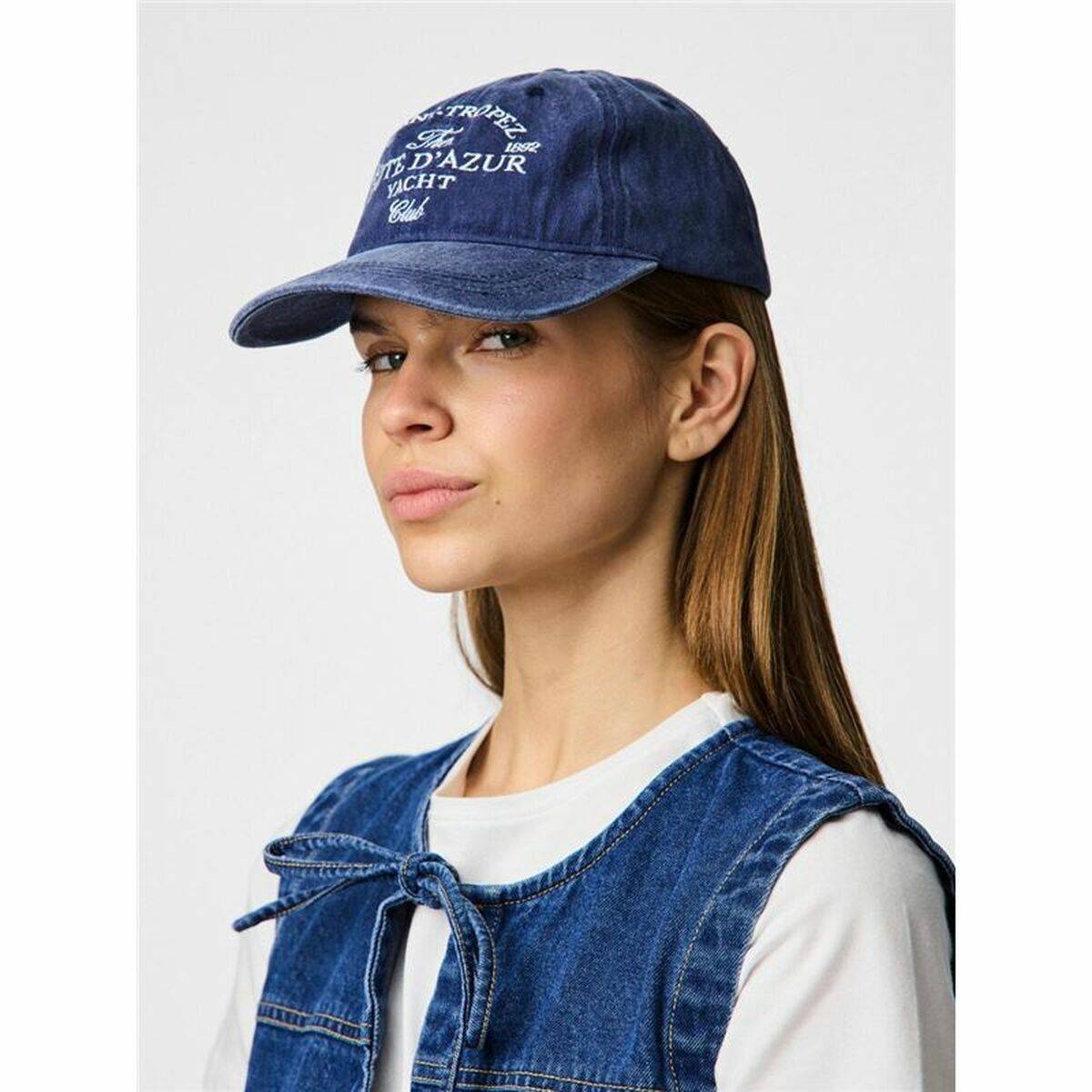 Gorra Deportiva Pieces 17156273-15-3932 TCX Azul Talla única