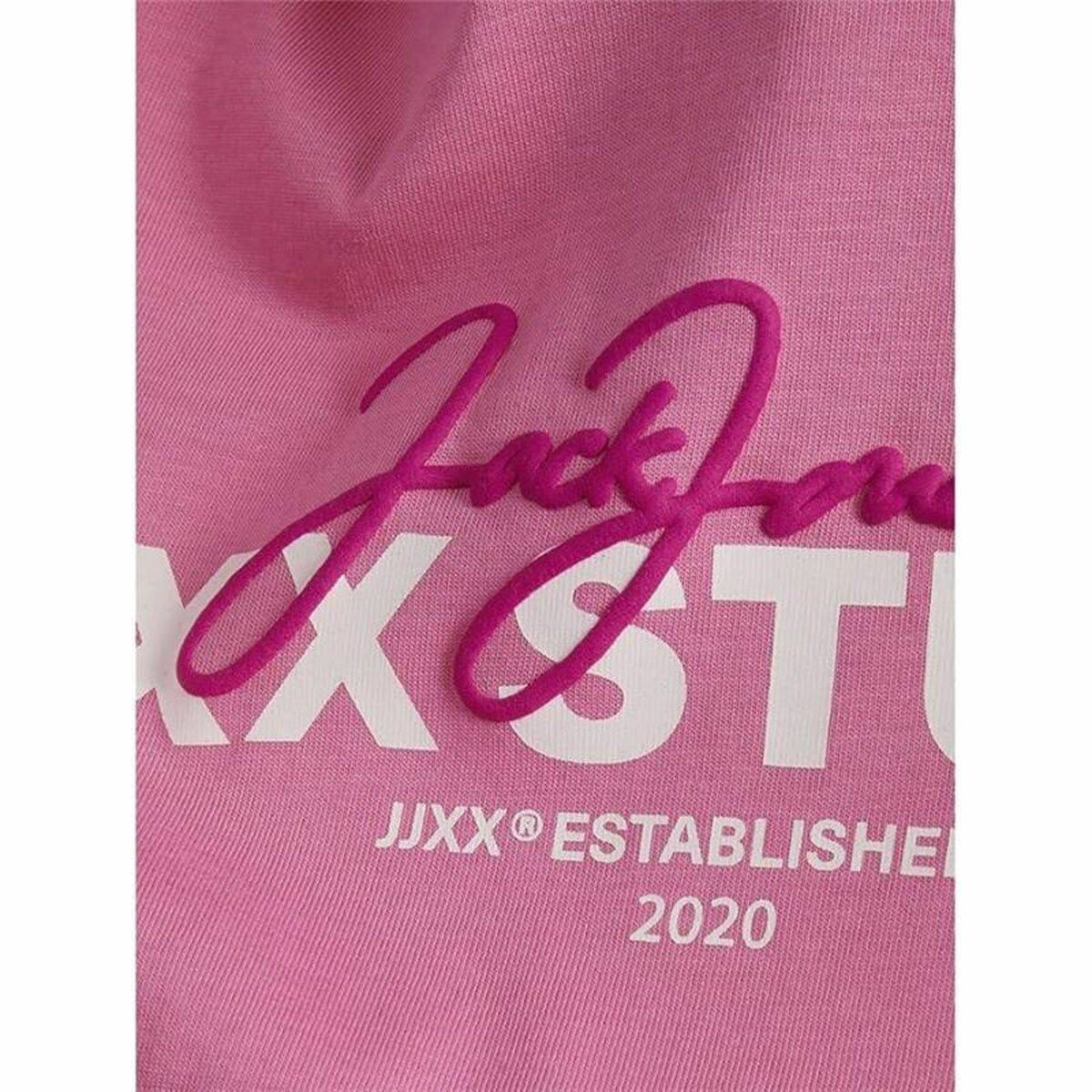 Camiseta de Manga Corta Mujer Jack & Jones Jxamy Reg Rosa