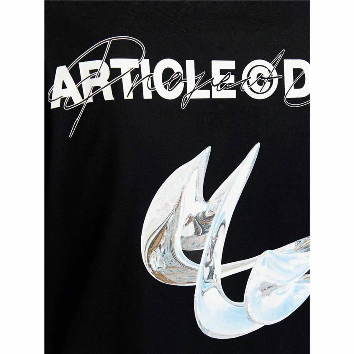 Camiseta de Manga Corta Hombre Jack & Jones Jcodynamic Dust Ss Crew Neck Negro