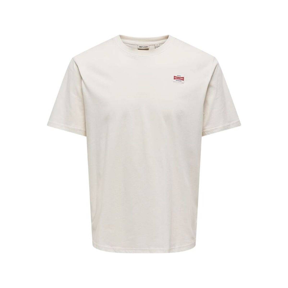 Camiseta de Manga Corta Hombre Only & Sons Onsdawson Reg Blanco