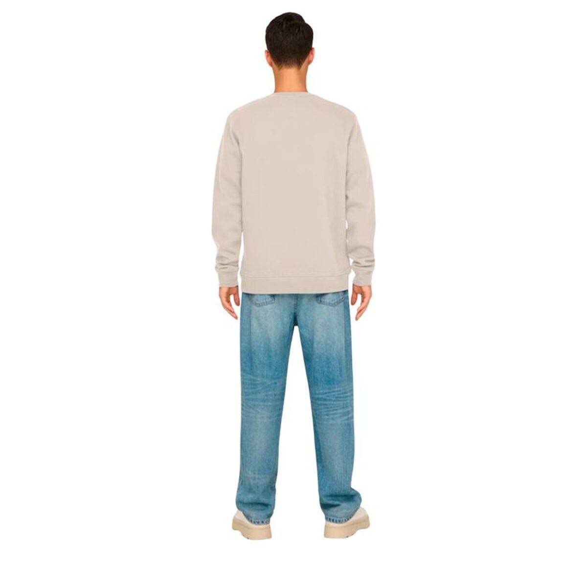 Sudadera sin Capucha Hombre Only & Sons Onsdawson Reg Crew Vd Blanco