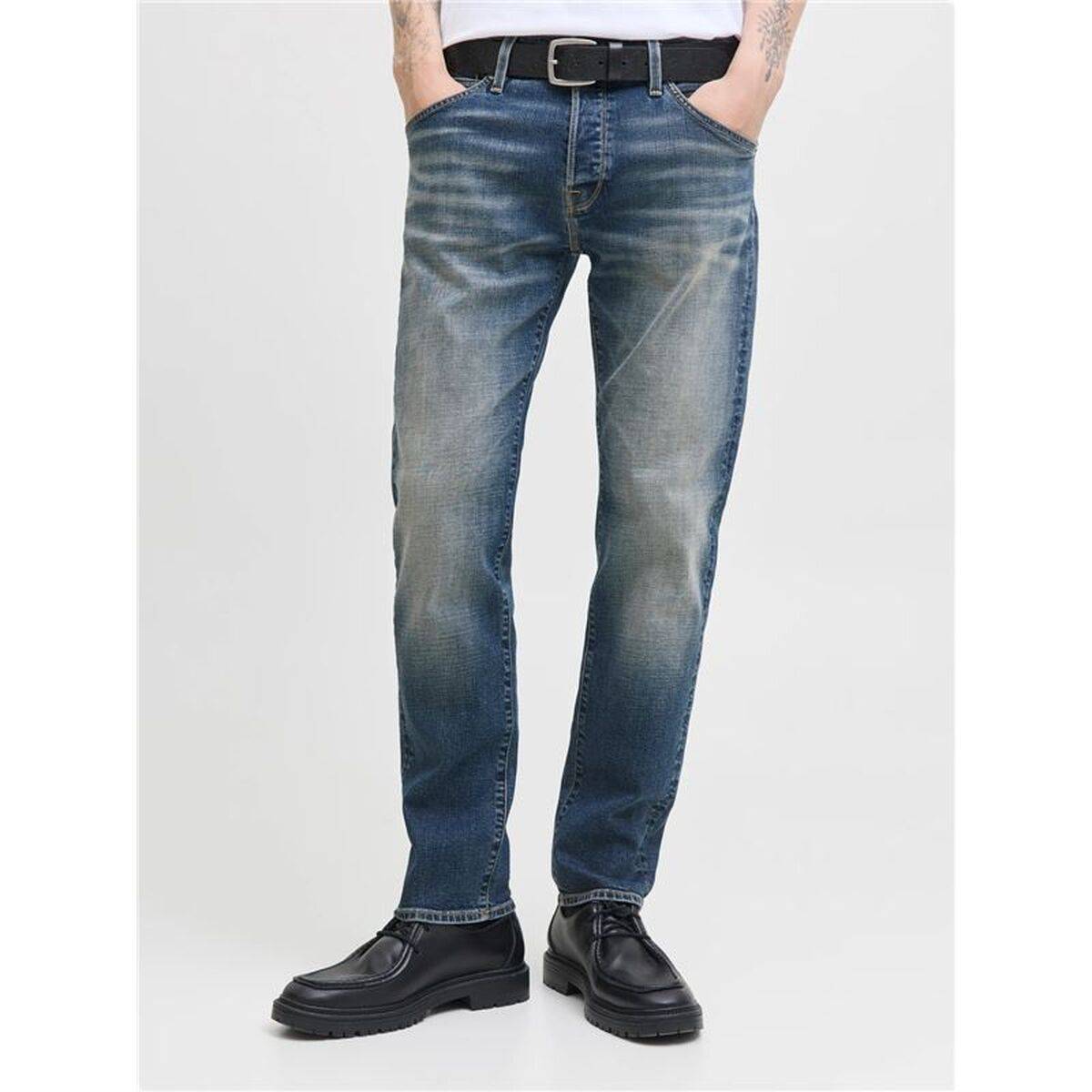 Pantalones Vaqueros Hombre Jack & Jones Jjimike Jjfox Cb 082 Azul
