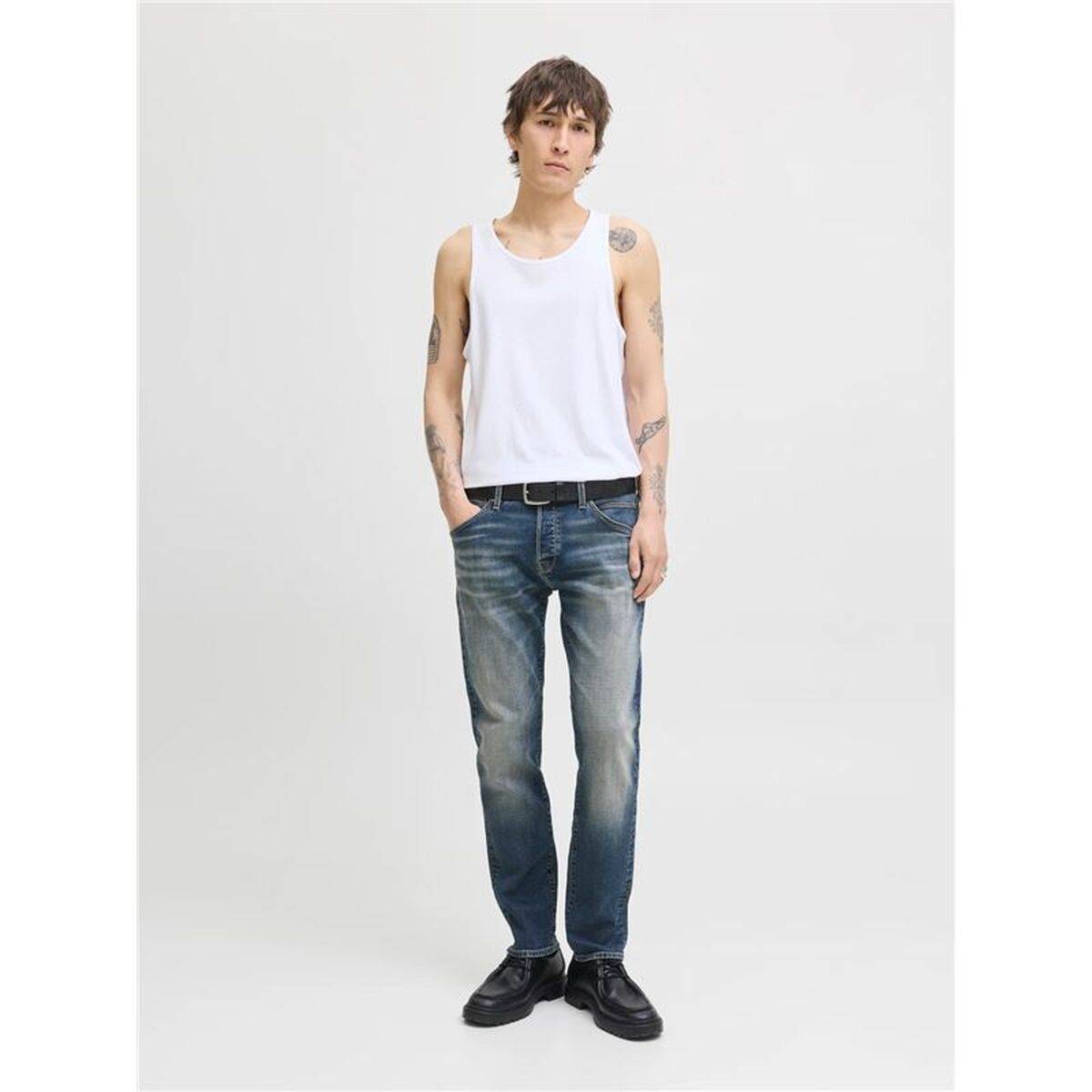 Pantalones Vaqueros Hombre Jack & Jones Jjimike Jjfox Cb 082 Azul