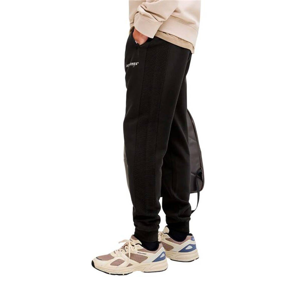 Pantalón Largo Deportivo Jack & Jones Jpstgordon Thatcher Negro Hombre