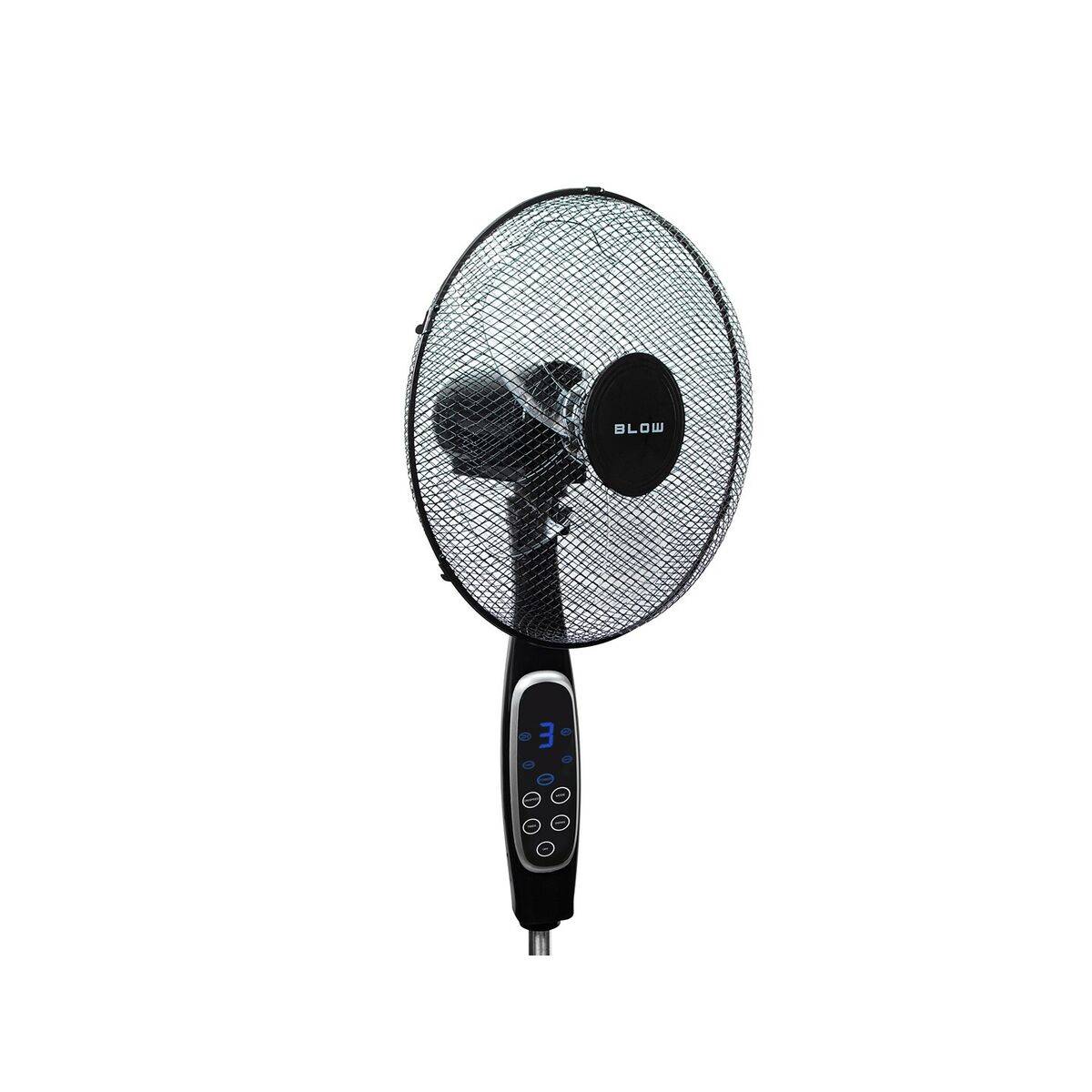 Ventilador de Pie con Mando a Distancia Blow 44-076# Aluminio 60 W