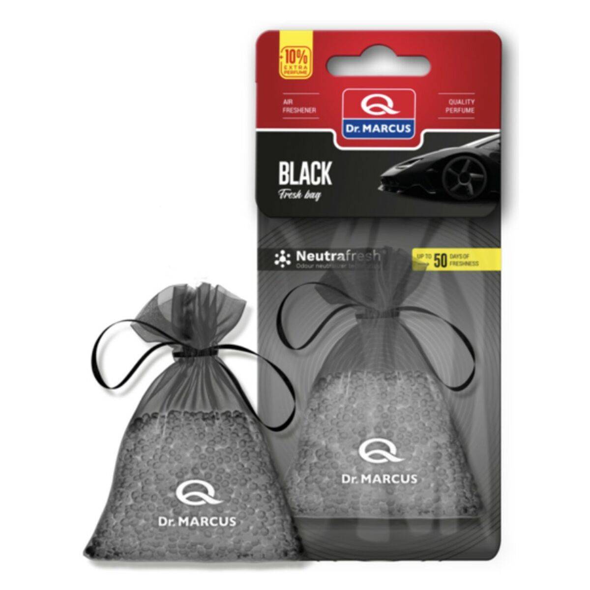 Ambientador para Coche Dr Marcus Fresh Bag black Fragancia Bolsita