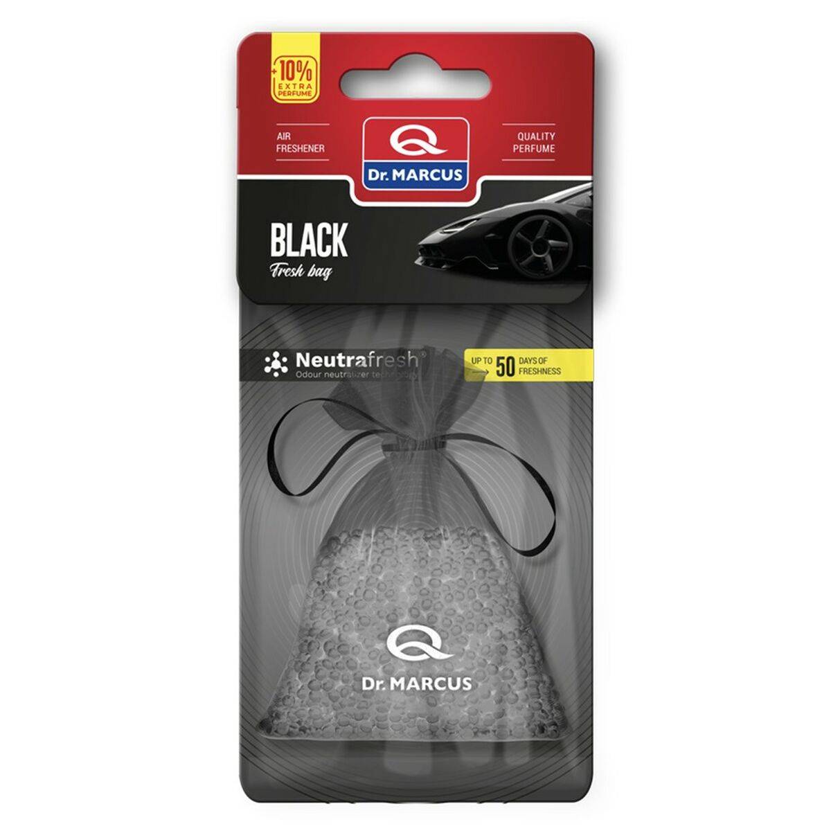 Ambientador para Coche Dr Marcus Fresh Bag black Fragancia Bolsita