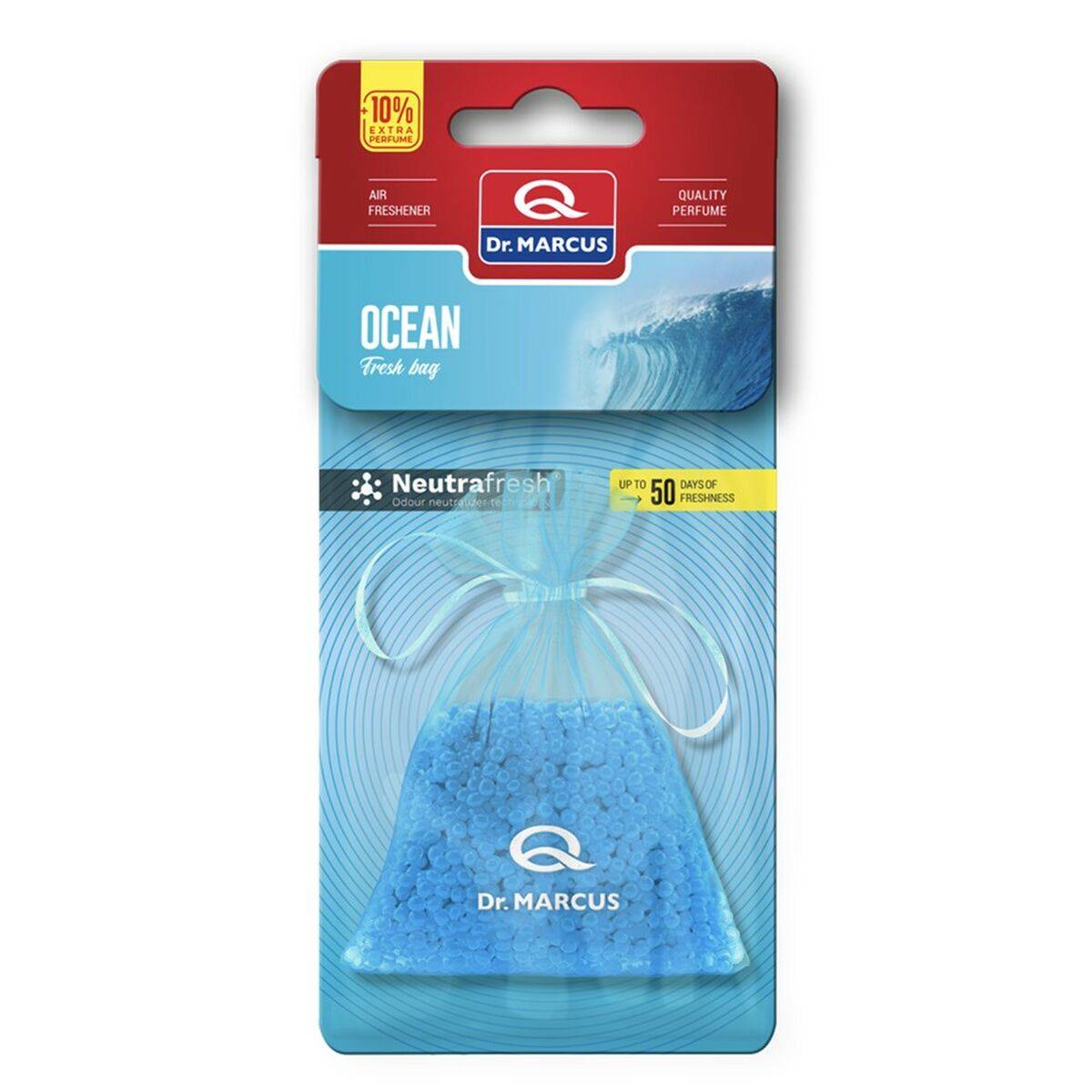 Ambientador para Coche Dr Marcus Fresh Bag Océano Fragancia Bolsita