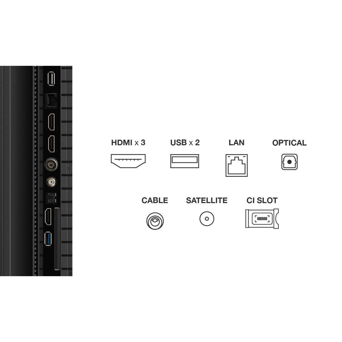 Smart TV TCL 85P7K 85" 4K Ultra HD HDR QLED