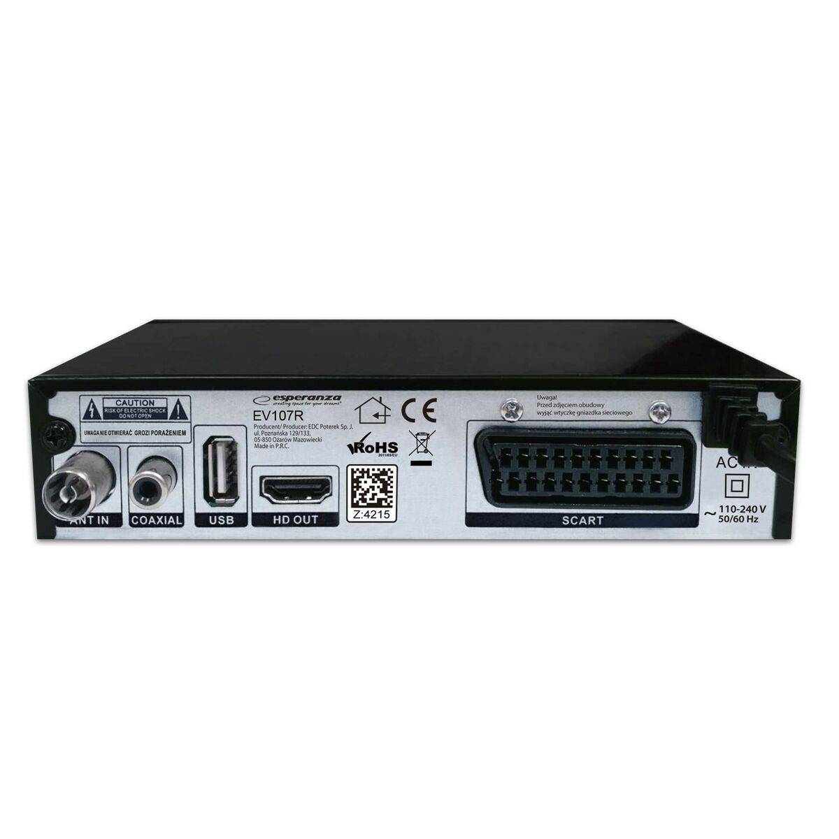 Sintonizador TDT Esperanza EV107R