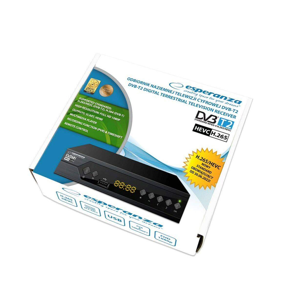 Sintonizador TDT Esperanza EV107R
