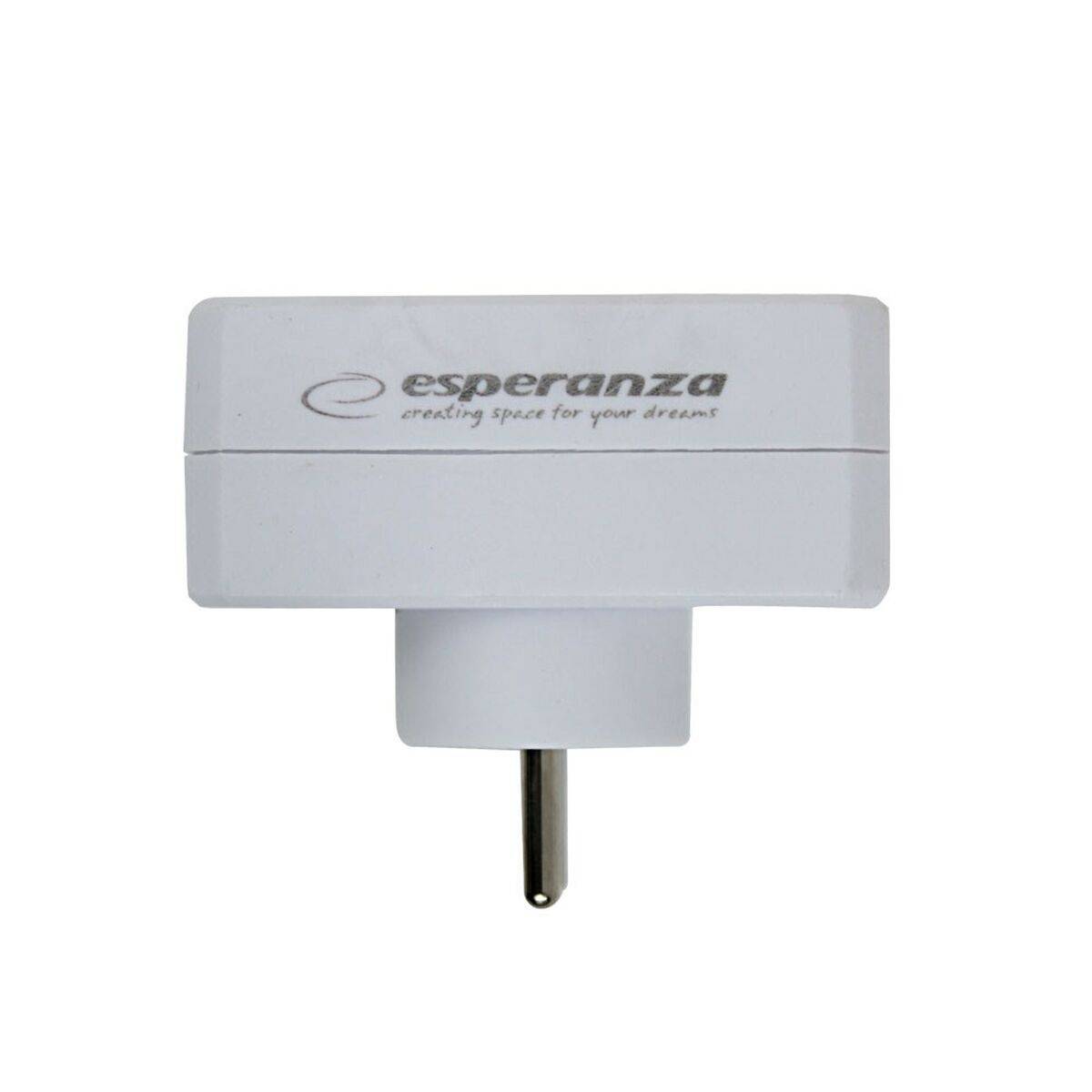 Ladrón de enchufe Esperanza ELK305W 2 Enchufes