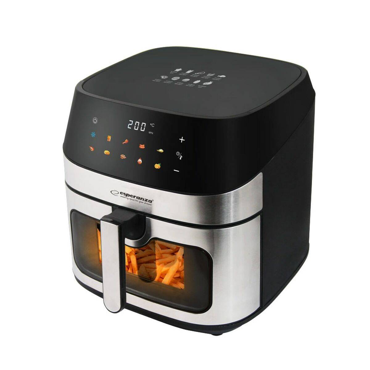 Freidora de Aire Esperanza EKA005 Negro 1600 W 8 L