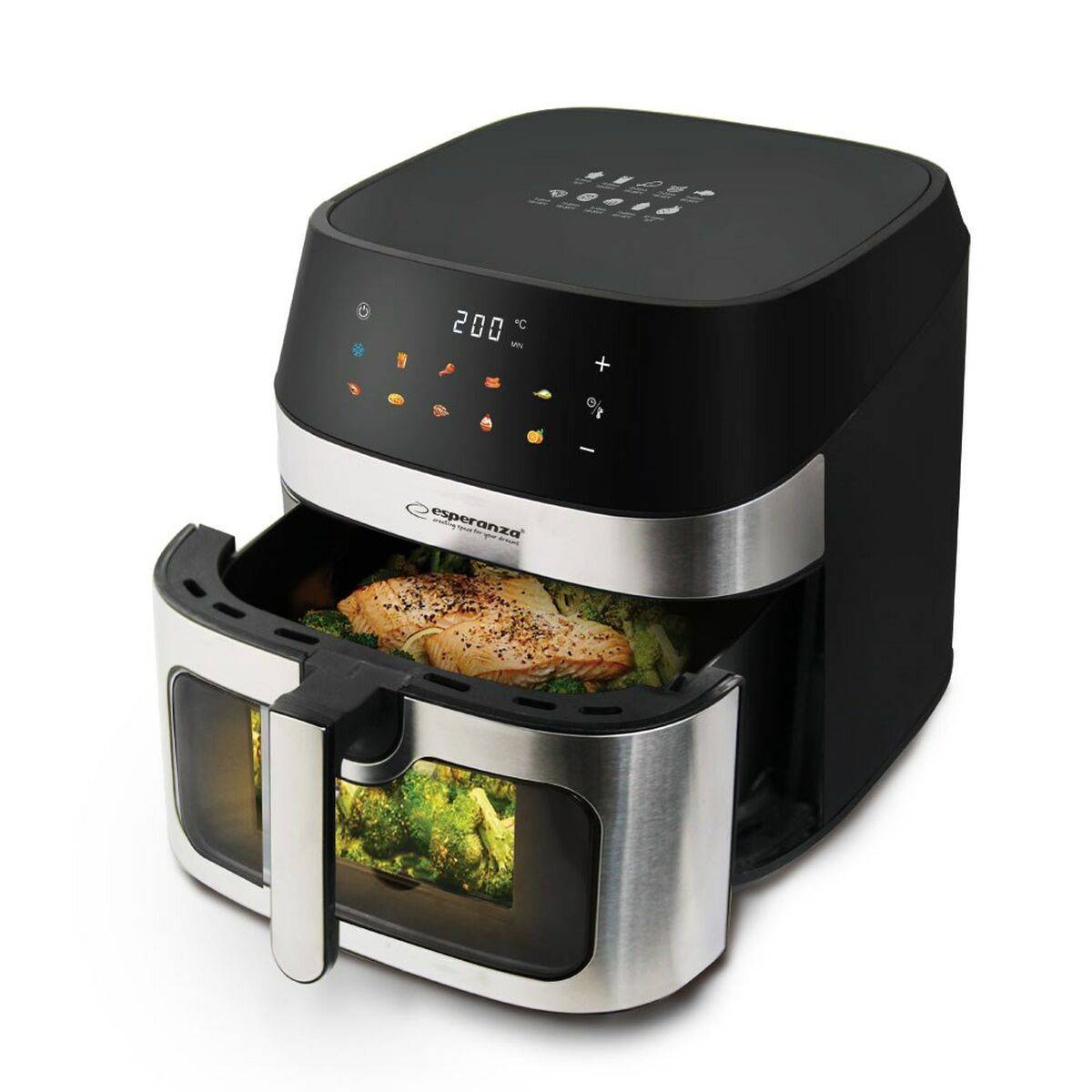 Freidora de Aire Esperanza EKA005 Negro 1600 W 8 L