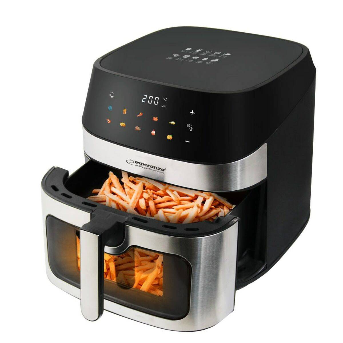 Freidora de Aire Esperanza EKA005 Negro 1600 W 8 L