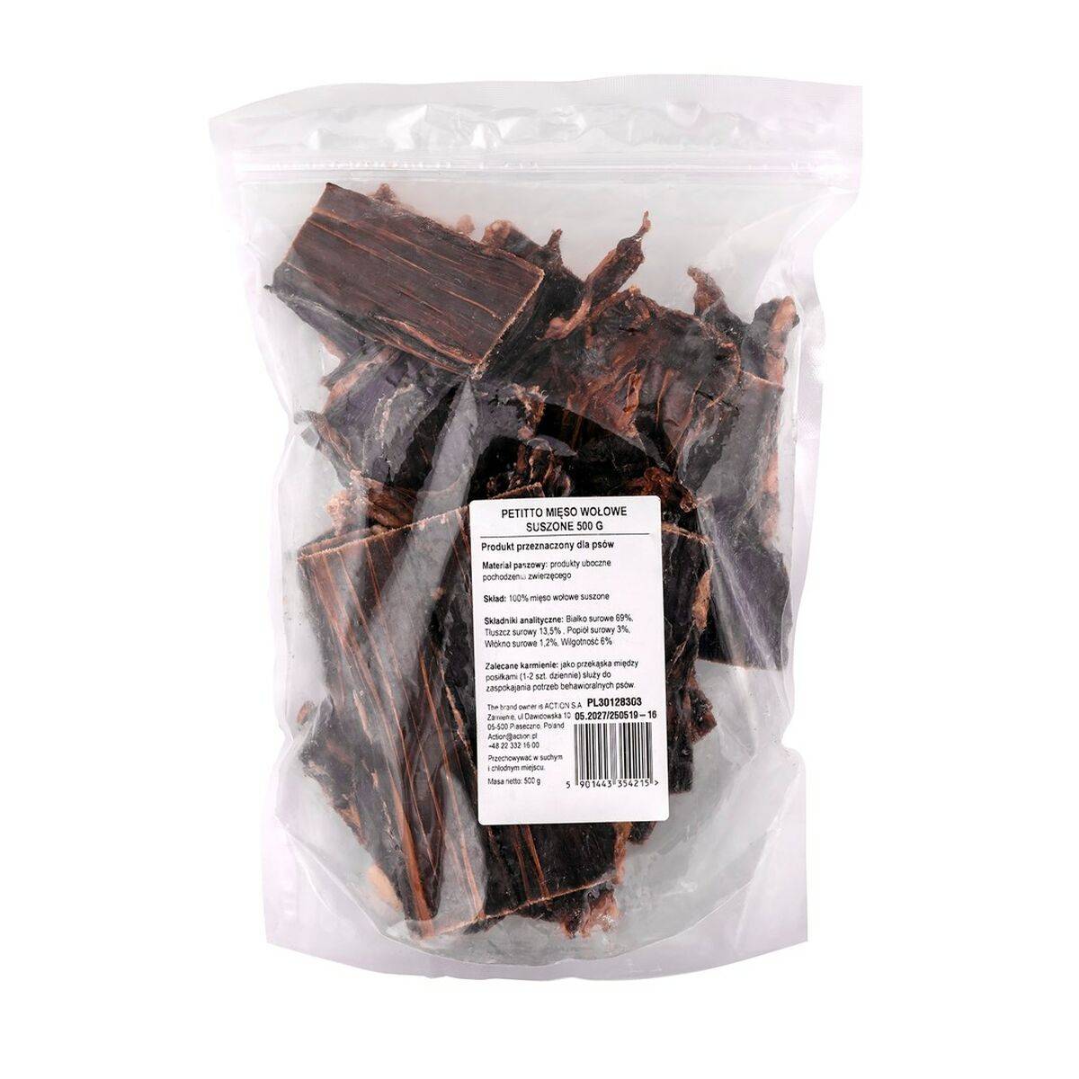 Snack para Perros Petitto Carne de vacuno 500 g