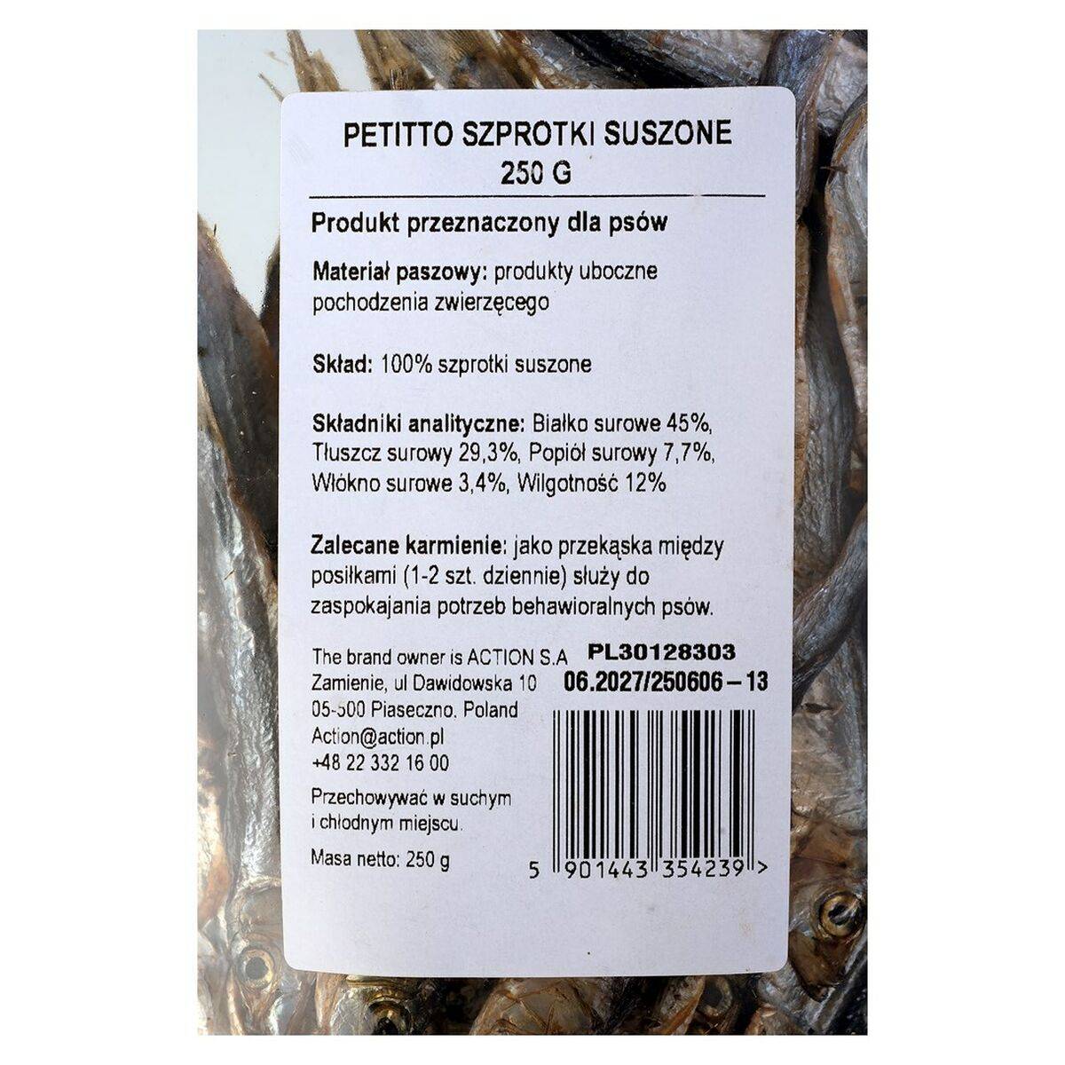 Snack para Perros Petitto Pescado 250 g