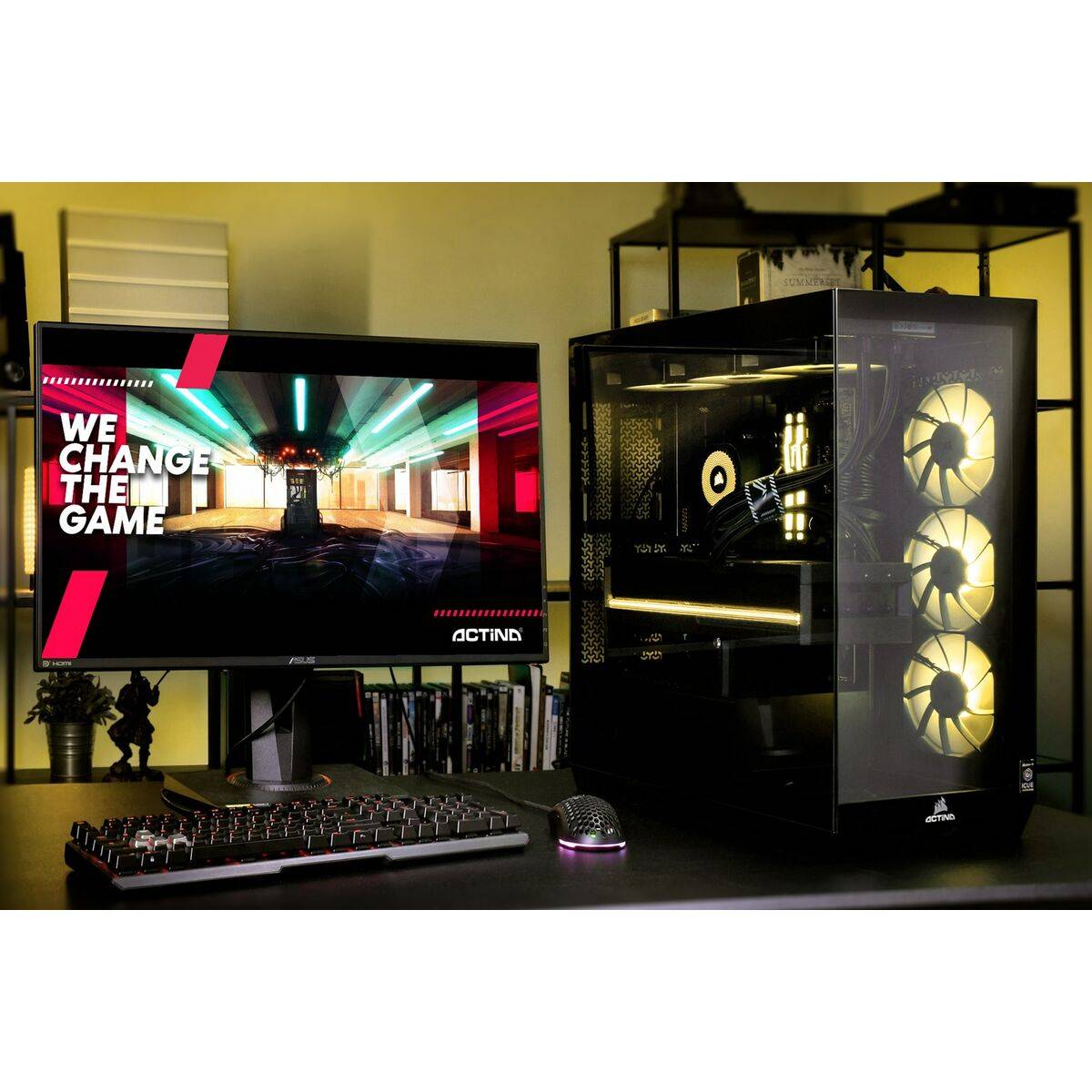 PC de Sobremesa Actina KOMACNGIP0202 32 GB RAM 2 TB SSD RTX 5080 AMD Ryzen 7 9800X3D